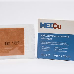 MedCu non-adhesive 4″ x 4.5″ (10 units)